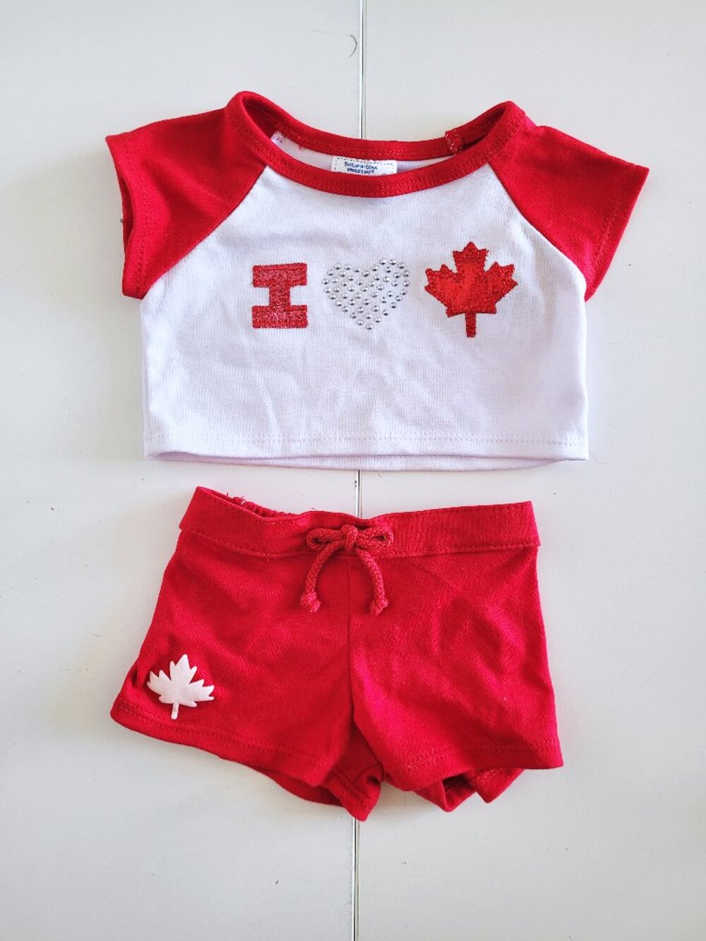 Build-A-Bear Canada Day Outfit - GUC
